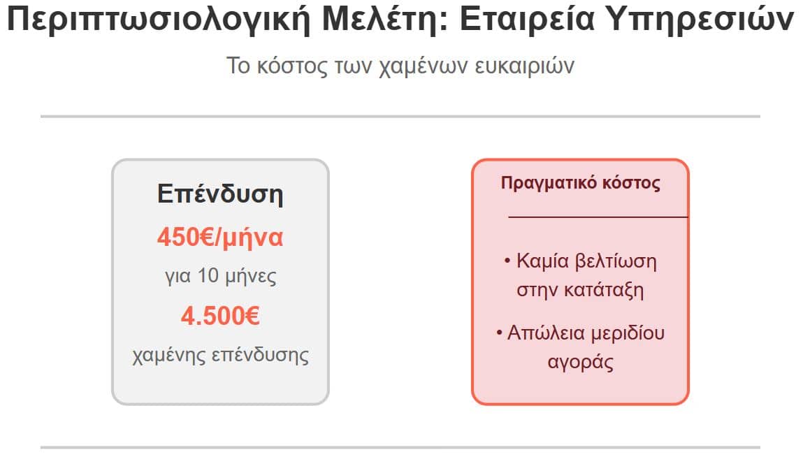 Case Study: Εταιρεία Υπηρεσιών